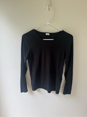Zimmerli women’s sea island black long sleeve small